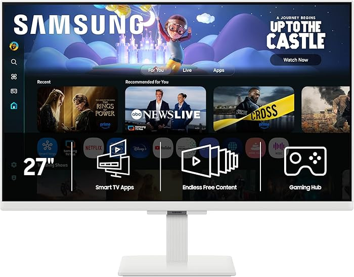 Samsung 27-Inch M5 (M50F) Series FHD Smart Monitor with Streaming TV, Speakers, HDR10, Gaming Hub... | Amazon (US)