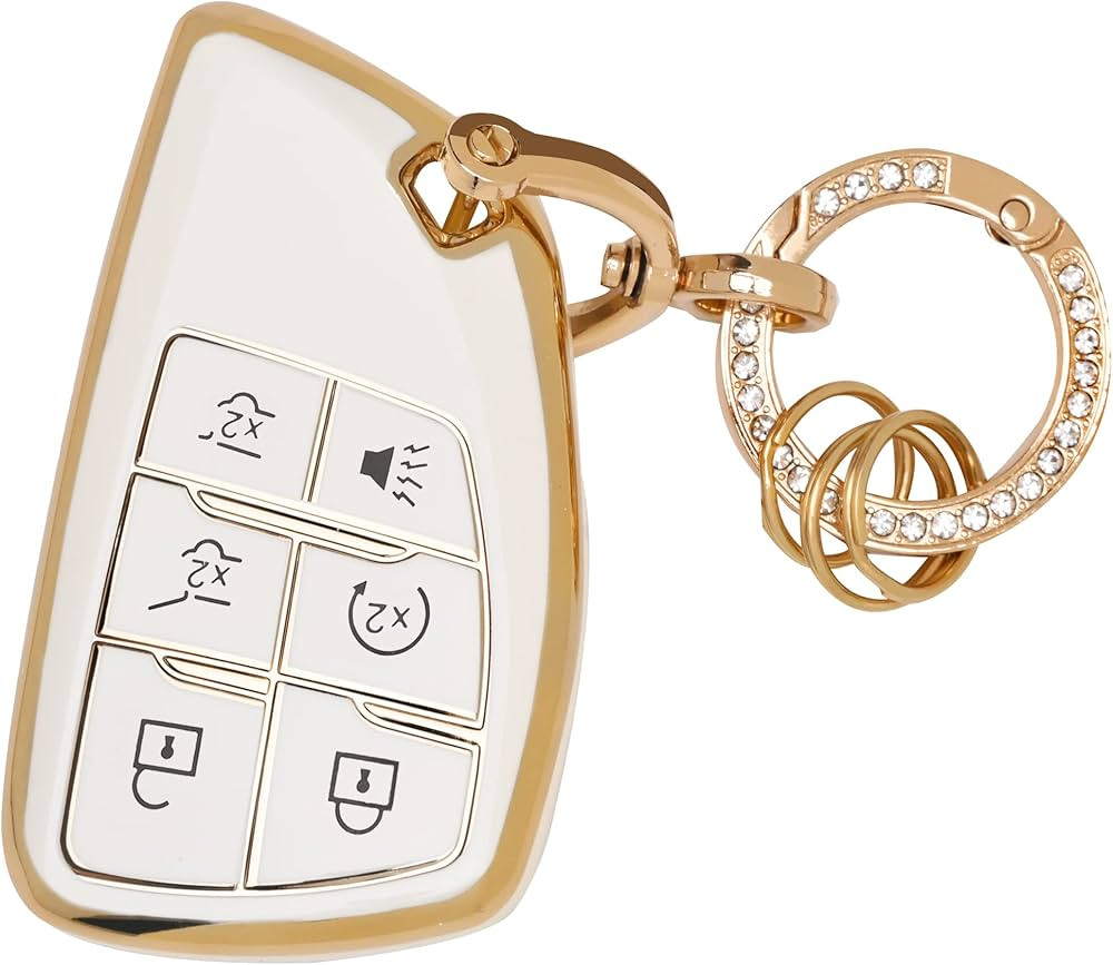 for Chevy Silverado Key Fob Cover - Soft TPU Key Fob Case Shell Cover Holder Protector for 2022 2... | Amazon (US)