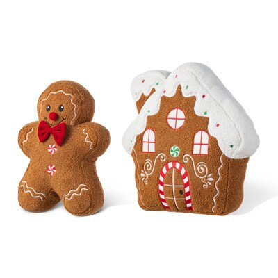 Glitzhome 2-Pack 15-in Festivity Polyester Pillow | Lowe's