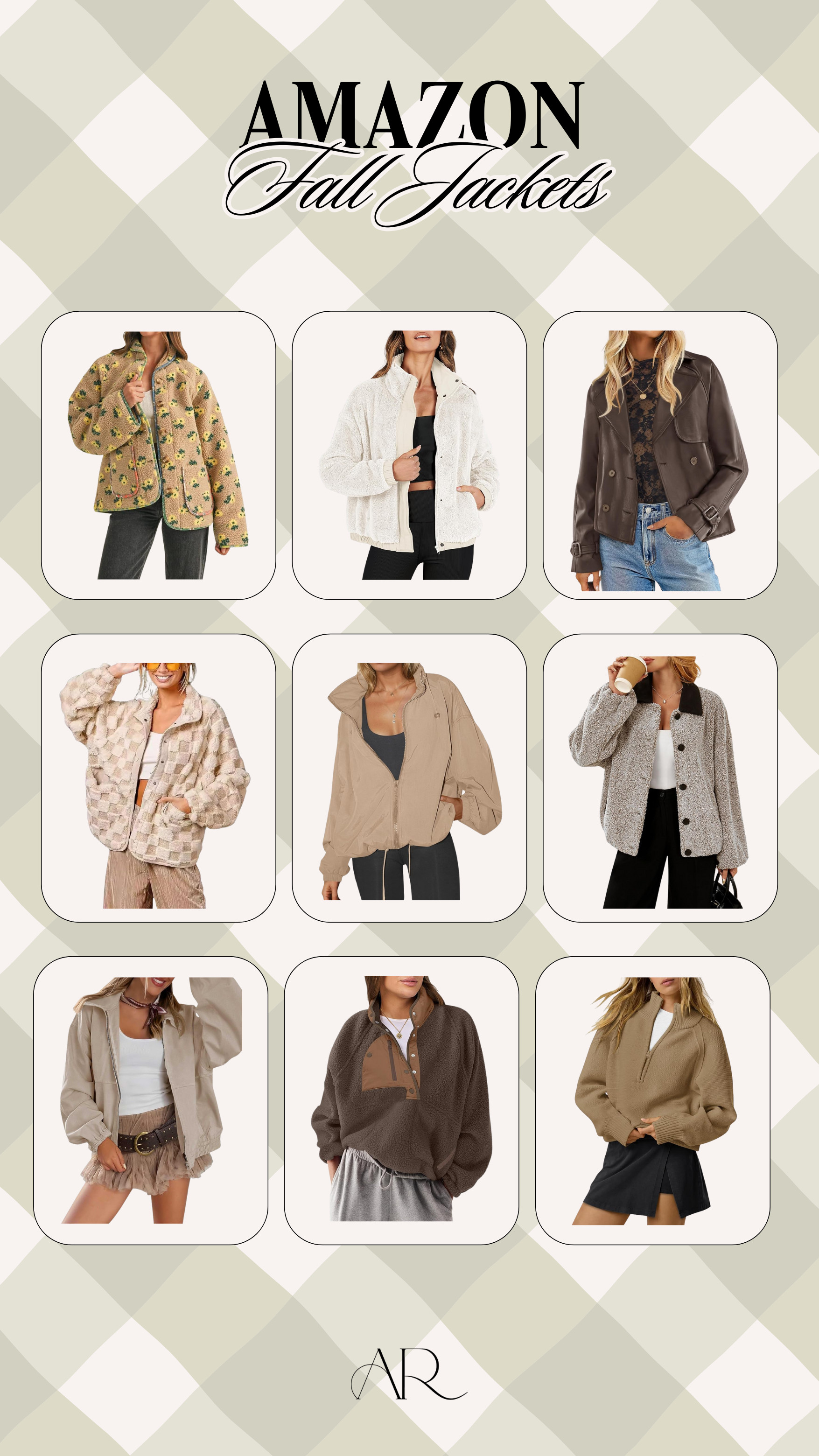 The cutest fall jackets from Amazon, this checkered one is SO good!

amazon fall style, amazon finds, amazon fashion, trending fall jackets 

 

#LTKFindsUnder100 #LTKSeasonal #LTKStyleTip