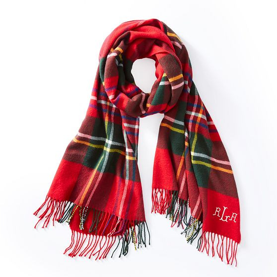 Italian Plaid Blanket Scarf | Mark and Graham | Mark and Graham