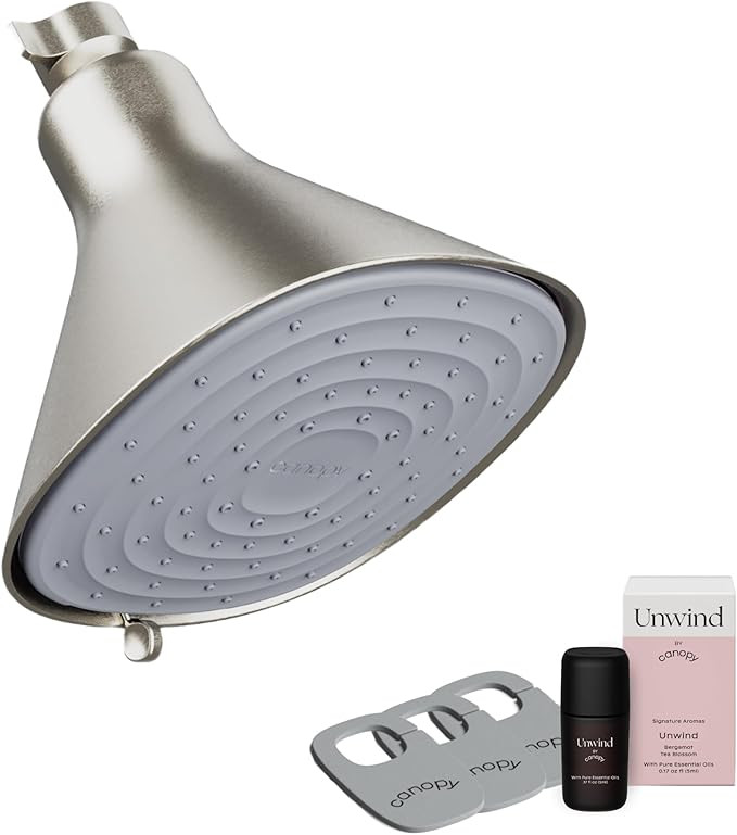 Canopy Filtered Shower Head - High Pressure Shower Head Filter for Hard Water - Shower Filter To ... | Amazon (US)