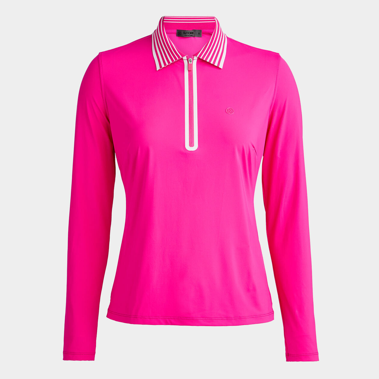 SILKY TECH NYLON ZIP POLO – G/FORE | G/FORE | GFORE.com