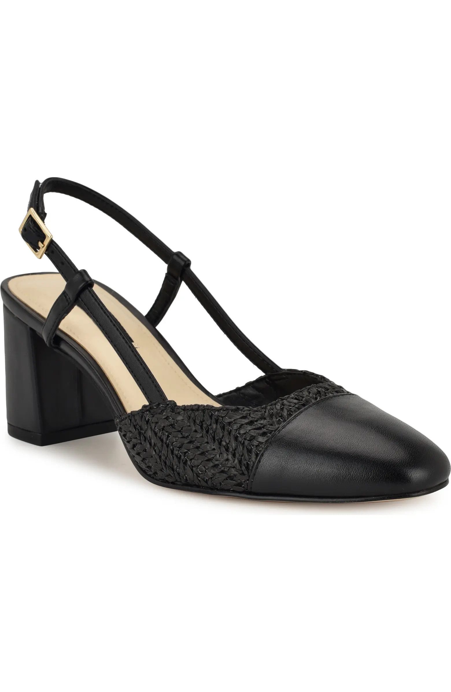 Unda Slingback Cap Toe Pump (Women) | Nordstrom