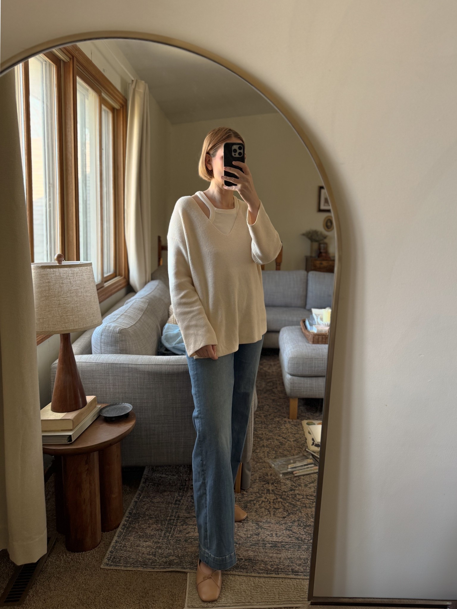 This sweater is on sale for less than $100 right now!

#LTKSeasonal #LTKOver40 #LTKSaleAlert