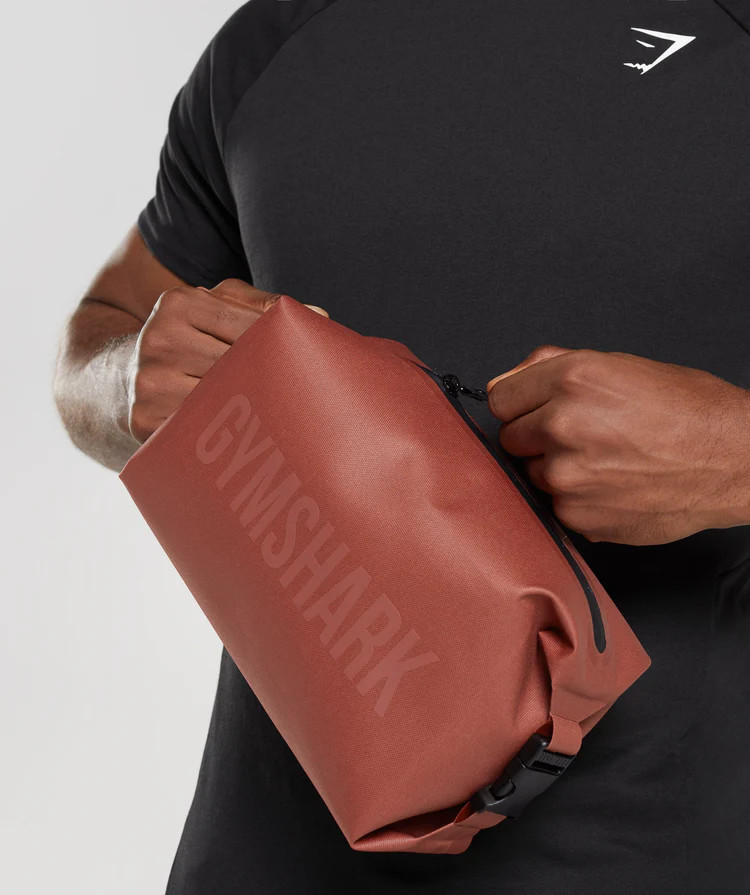 Gymshark X-Series Wash Bag - Persimmon Red | Gymshark US