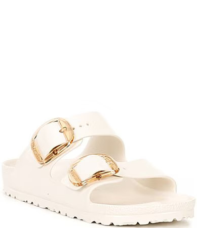 Birkenstock Women's Arizona EVA Clear Big Buckle Slide Sandals - 9 | Dillard's