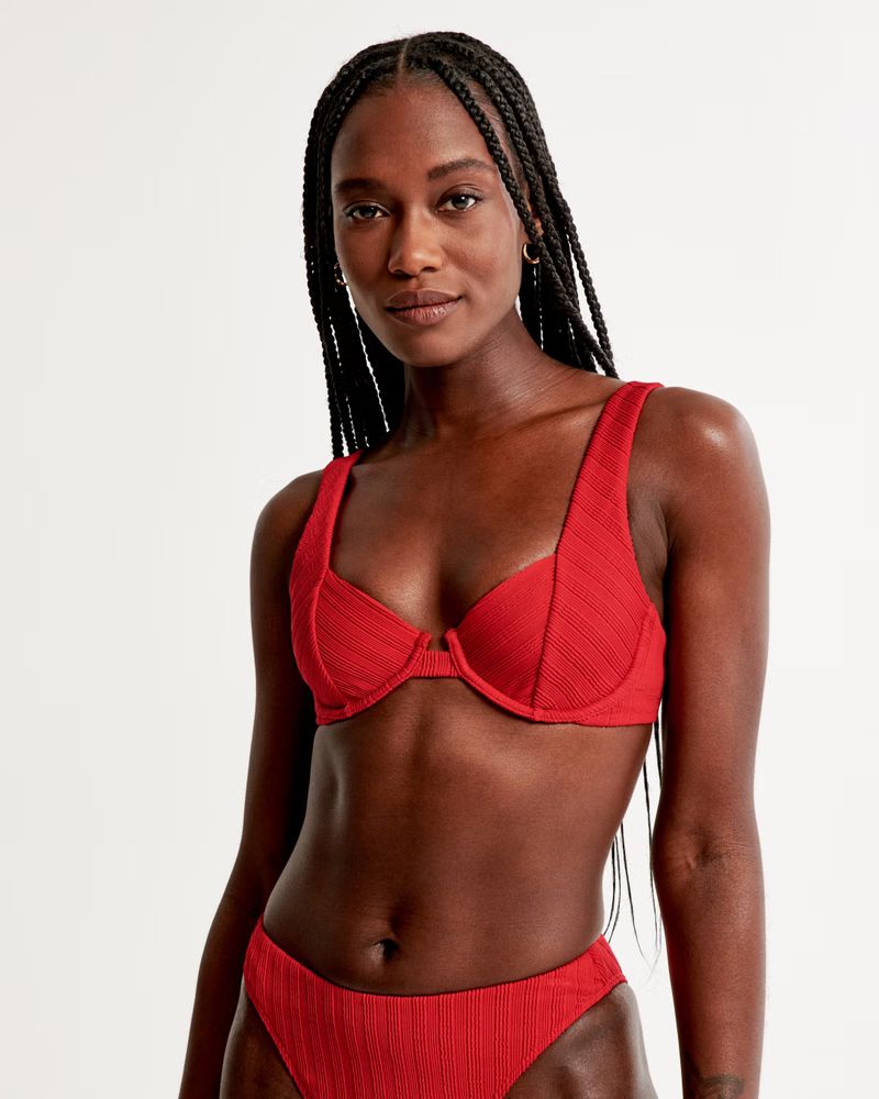 Seamed Underwire Bikini Top | Abercrombie & Fitch (US)