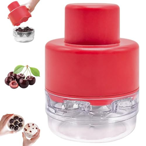 Cherry Pitter Multiple, Push Type Cherry Corer Multiple, Kitchen Cherry Jam 7 Holes Multi Pitter Tool, 7-in-1 Cherry Seed Remover Quick Portable Cherry Pitting Tool | Amazon (US)