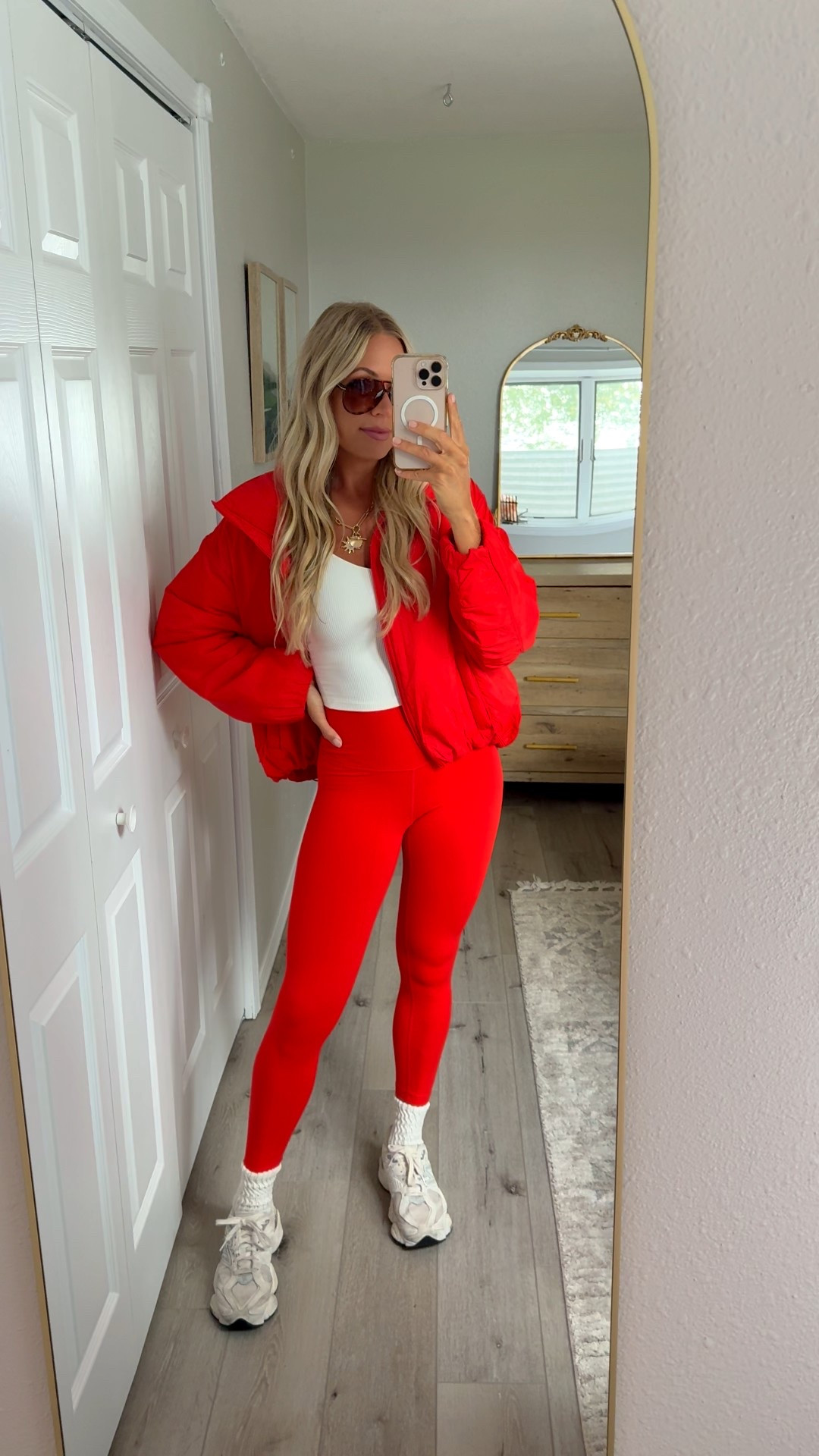 Ok fall can come now!! Love this light puffer for fall! Wearing small in all items 

#LTKActive #LTKSaleAlert #LTKStyleTip