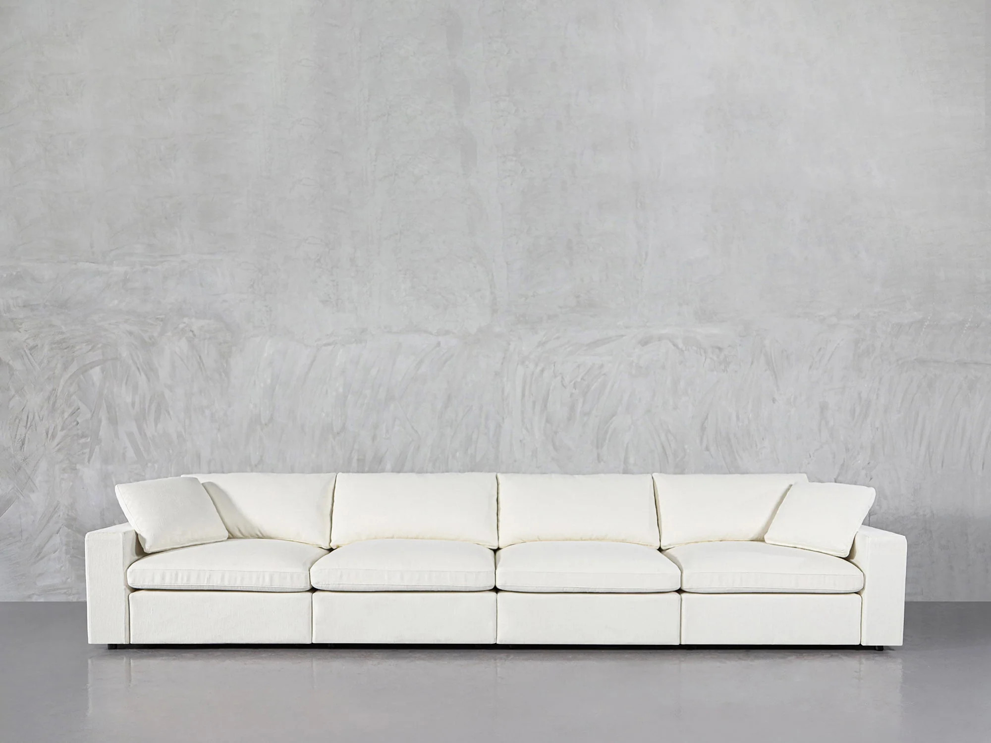 4-Seat Modular Sofa - Natural White / Classic / Standard | 7th Avenue