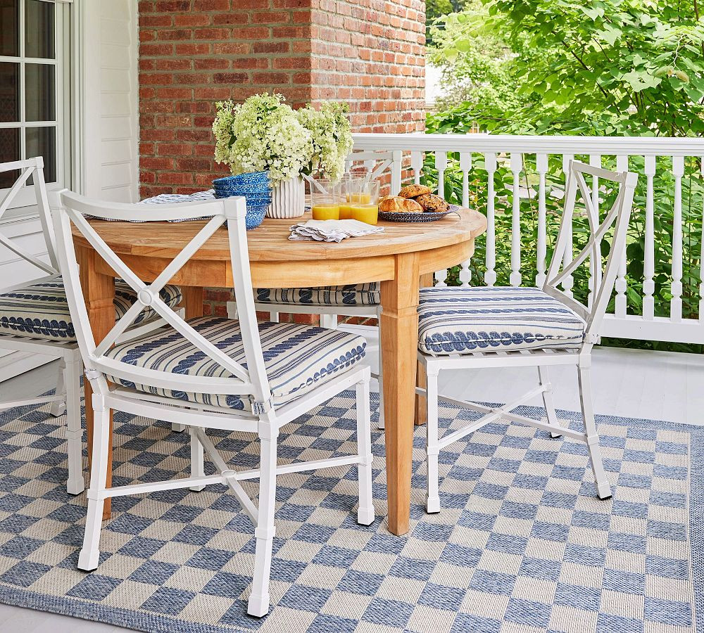 Erin Gates By Momeni Saybrook Check Outdoor Performance Rug | Pottery Barn (US)