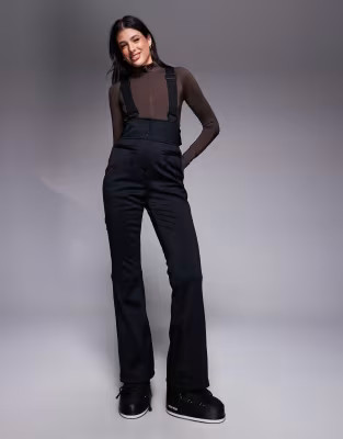 ASOS 4505 Tall Ski soft shell water repellent kick flare ski pants in black | ASOS | ASOS (Global)