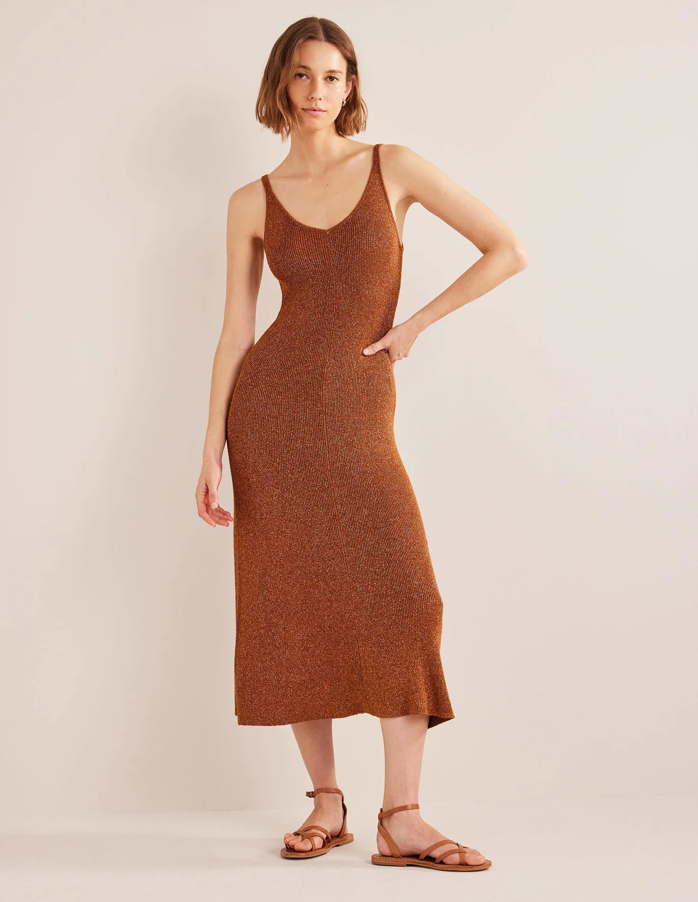 Sparkle Knitted Midi Dress | Boden (US)