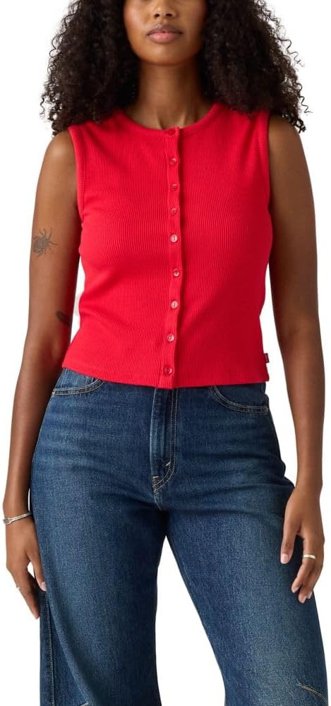 Levi's Womens Rory Sleeveless Button Up | Amazon (US)
