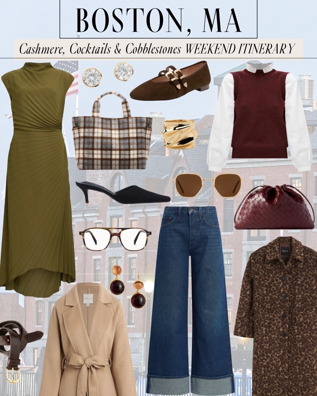 Fall in Boston is truly one of the most stylish seasons, and there’s no better way to experience the city’s timeless charm than in effortless, chic outfits paired with unforgettable experiences. From cozy cashmere layers to sophisticated city strolls, this post offers 7 head-to-toe looks perfect for exploring Boston’s cobblestone streets in style.

Fall outfit, fall looks, fall fashion

#LTKTravel #LTKStyleTip #LTKOver40