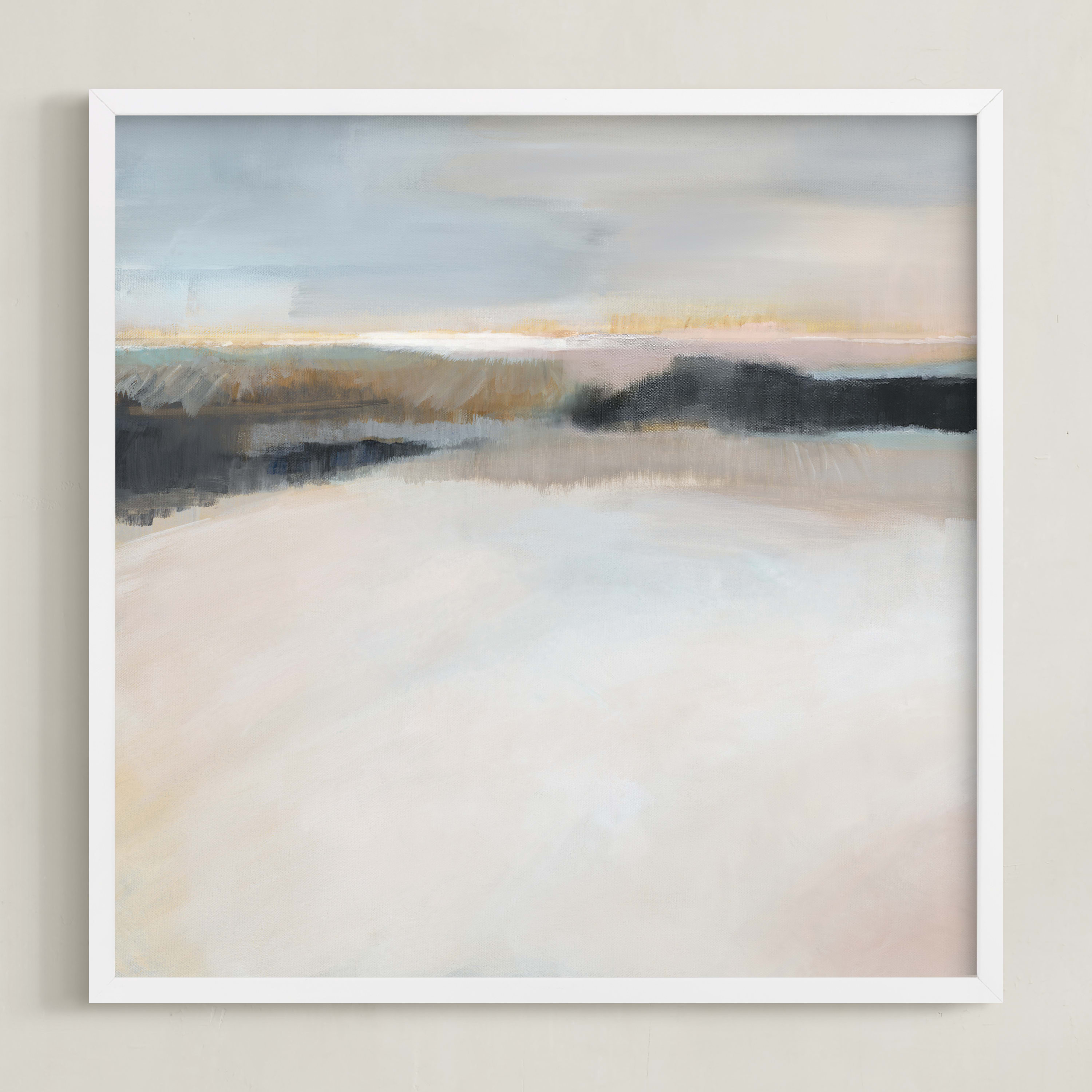 "A Winter's Walk" - Painting Limited Edition Art Print by AlisonJerry. | Minted
