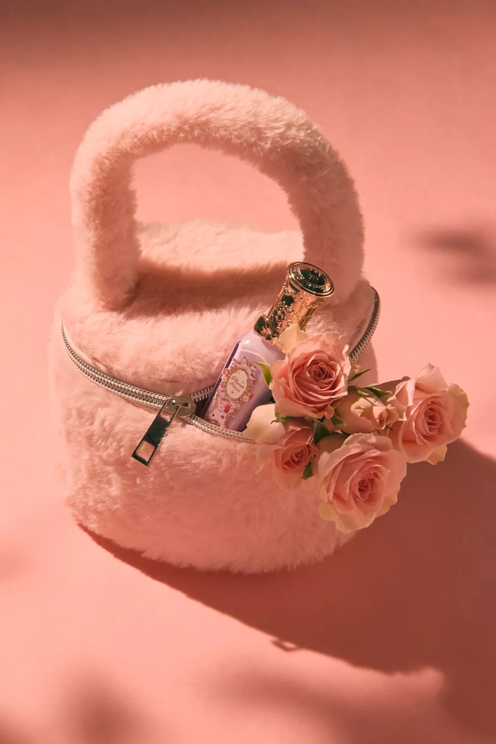 Fuzzy Makeup Bag | Urban Outfitters (US and RoW)