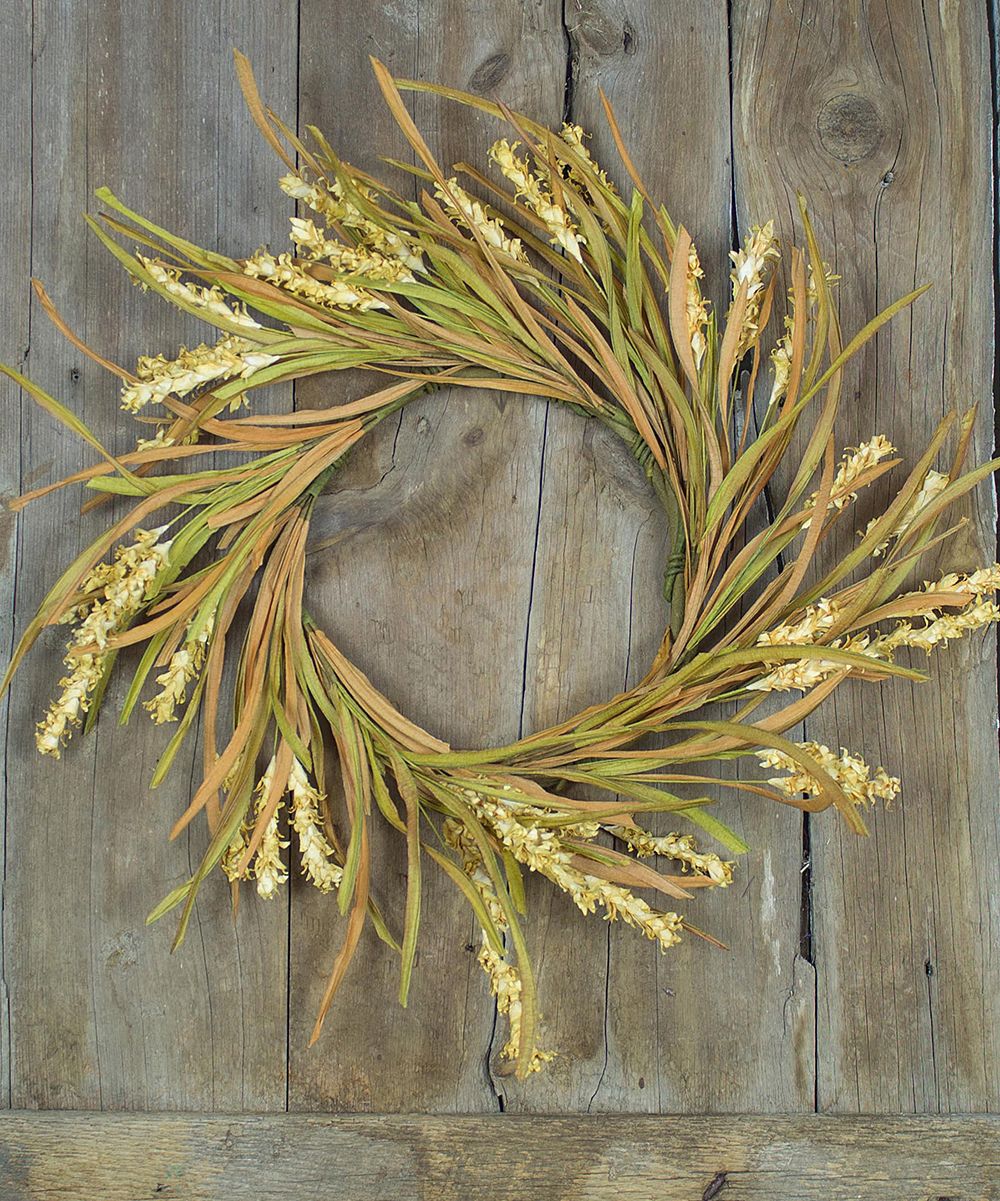17'' Harvest Wheat Wreath | Zulily