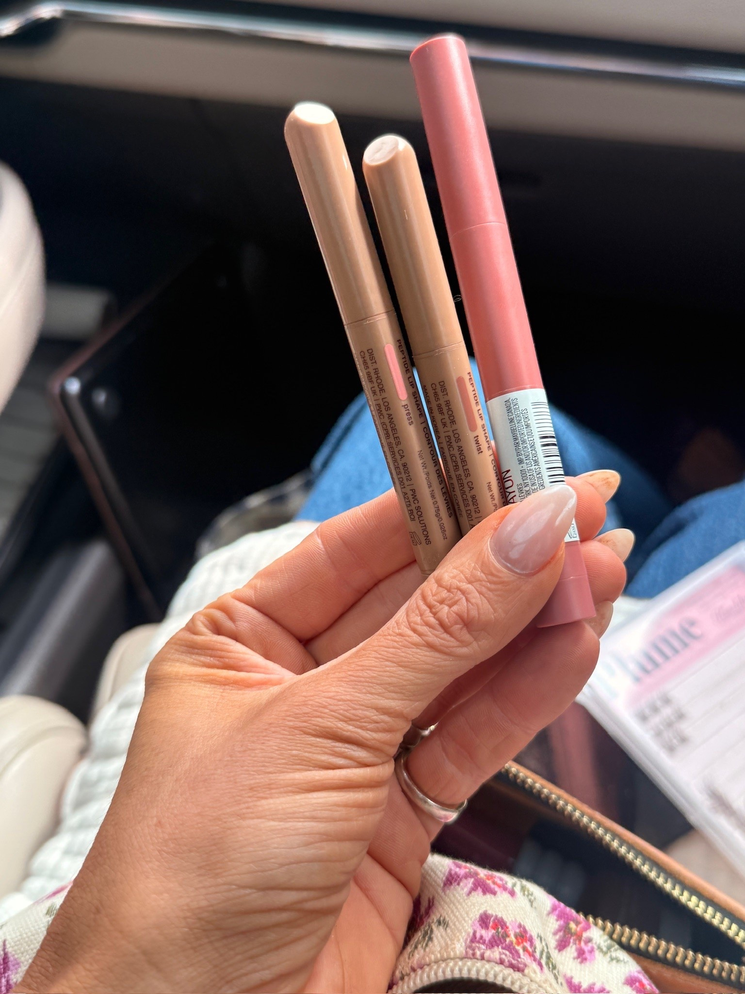 Maybelline in Lead the way 
Rhode in press & twist