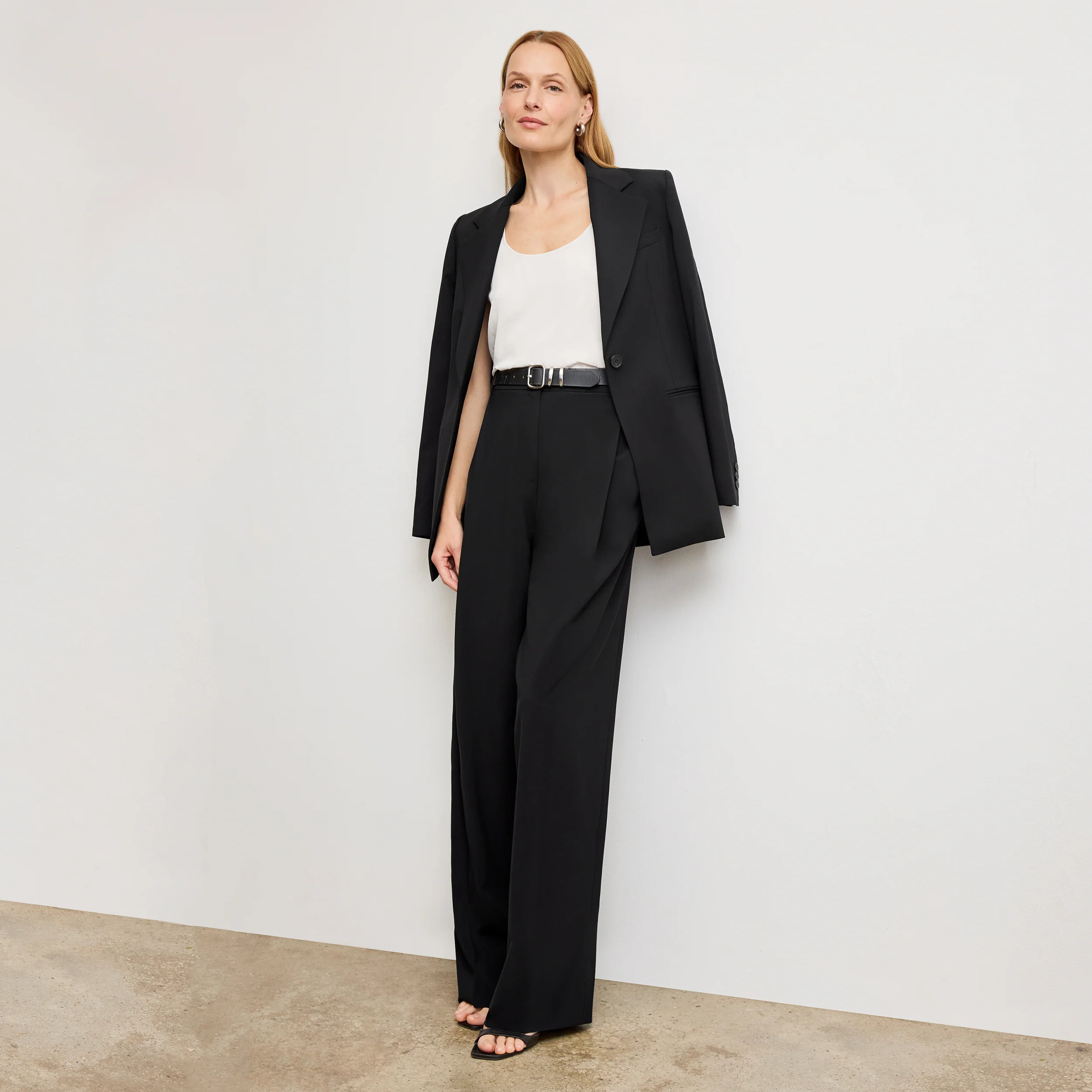 Rina Sculptural Pant - OrigamiTech :: Black | MM LaFleur