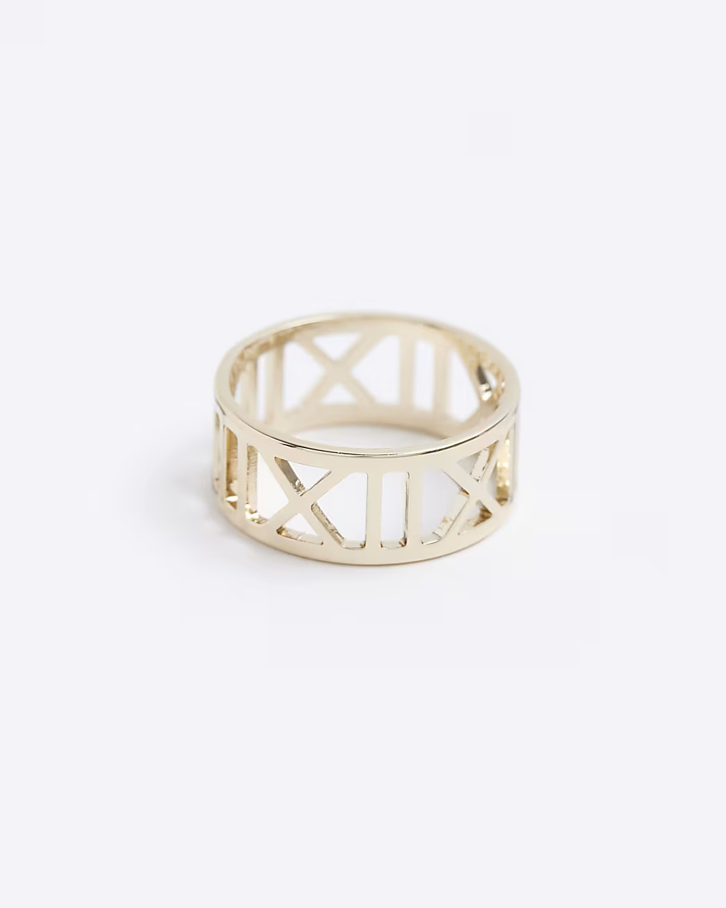 Gold Roman Numeral Ring | River Island (US)