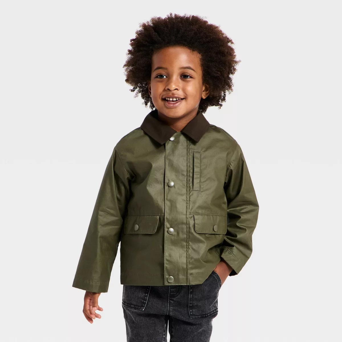 Toddler Boys' Barn Jacket - Cat & Jack™ Green 2T | Target