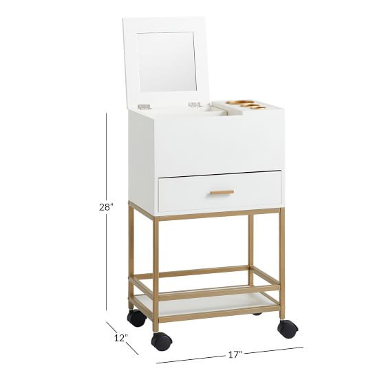 Glam Beauty Cart | Pottery Barn Teen