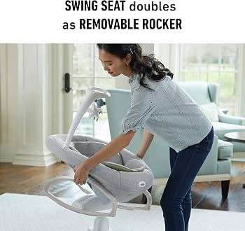 Graco Soothe My Way with Removable Rocker, Madden - Versatile Baby Swing & Portable Rocker | Amazon (US)