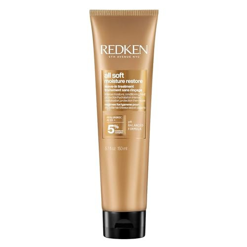 Redken All Soft Moisture Restore Leave-In Treatment | With Hyaluronic Acid and Argan Oil| Hair Treatment for Dry and Brittle Hair | Humidity and Heat Protection | Anti-Frizz | For Soft and Smooth Hair | Amazon (US)