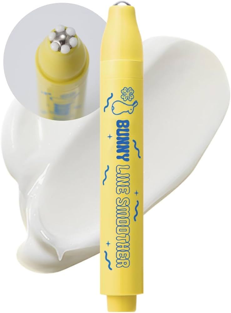 CHASIN' RABBITS Bunny Line Smoother Eye Cream Roller, 0.5 Fl Oz, Eye Serum with Surgical Steel Co... | Amazon (US)