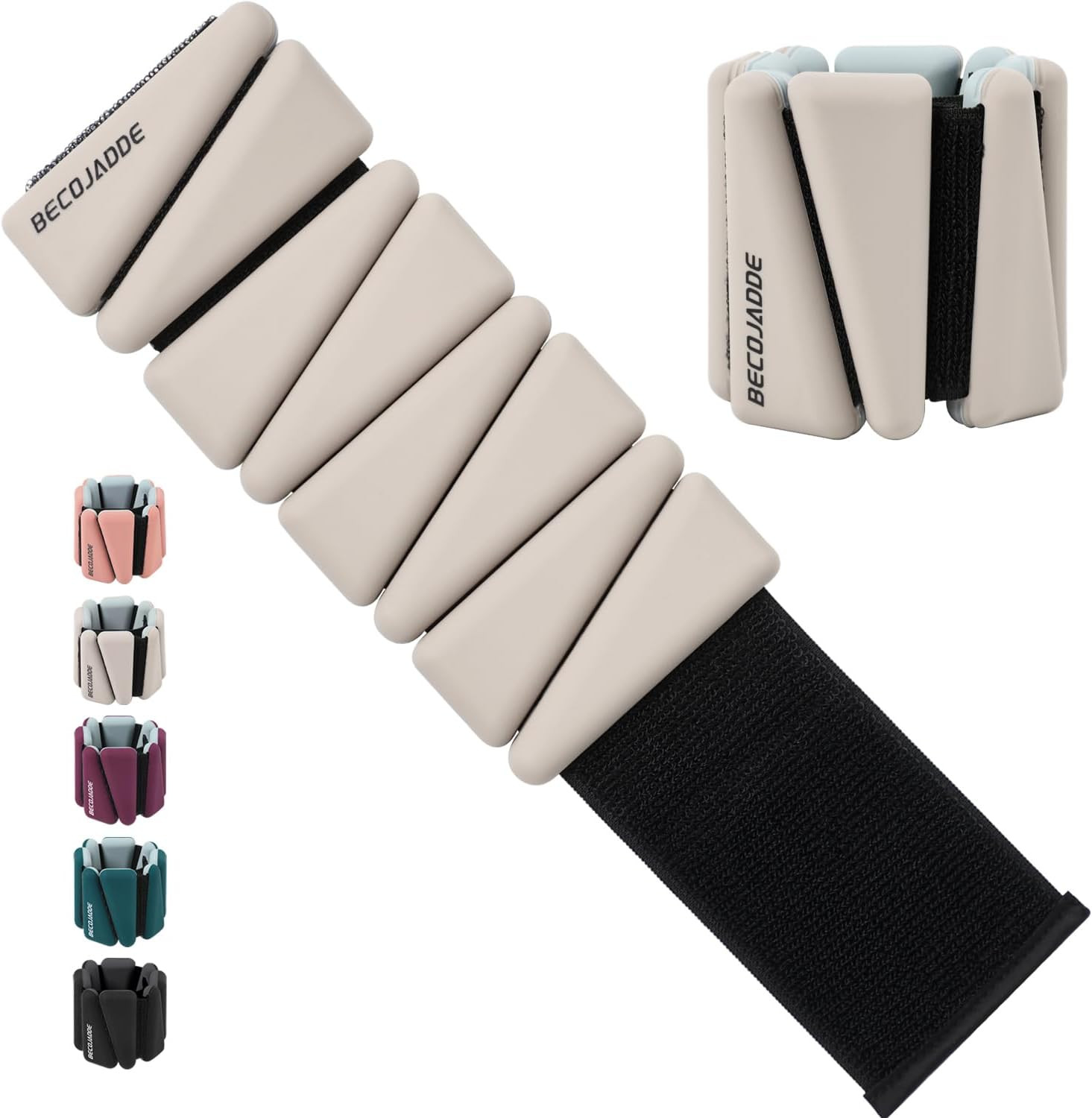 Ankle Weights Set of 2 (1 lb/2 lb/3 lb Each) Adjustable Wrist Weights for Women Men Wearable Arm ... | Amazon (US)