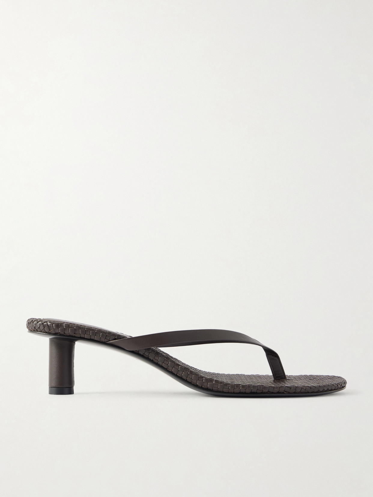 ST. AGNI - Leather Sandals - Brown | NET-A-PORTER (UK & EU)