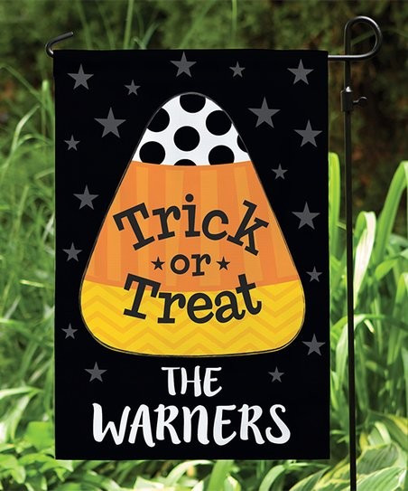 love this productCandy Corn Family Personalized Outdoor Flag | Zulily