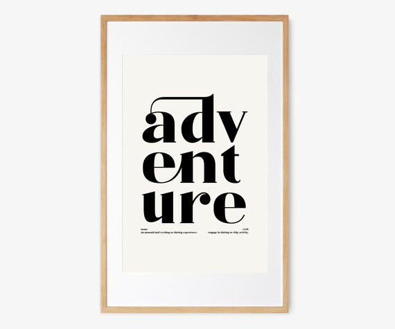 Adventure Print Adventure Poster Travel Prints Printable | Etsy | Etsy (US)