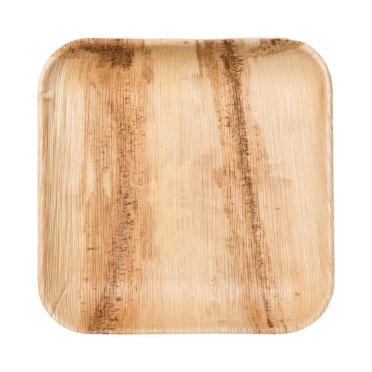 Smarty Had A Party 5" Square Palm Leaf Eco Friendly Disposable Pastry Plates (100 Plates) | Target