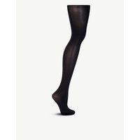 Wolford Pure 50 black tights, Women's, Size: Large, Black | Selfridges