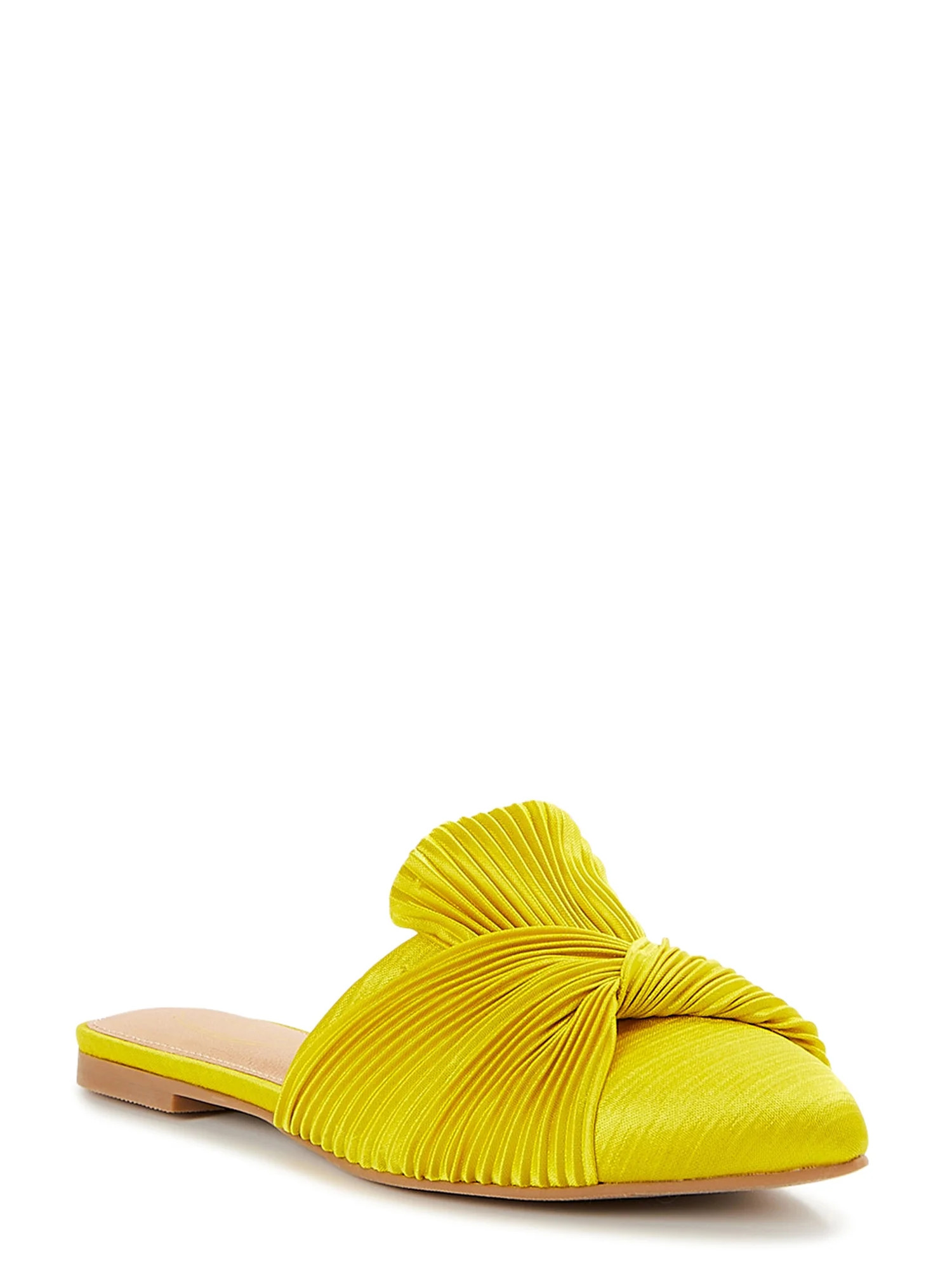 Scoop Women's Crinkle Satin Mules | Walmart (US)