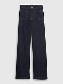High Rise Stride Wide-Leg Jeans | Gap (US)