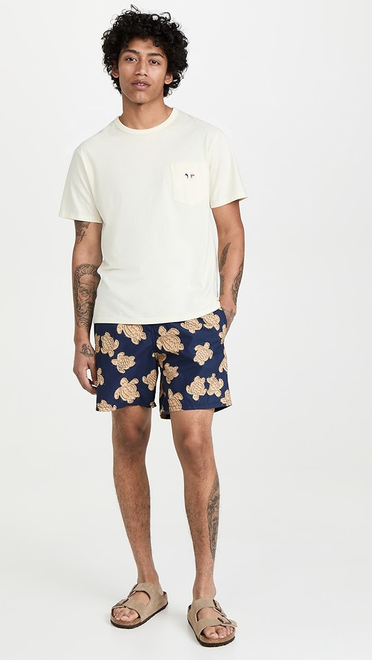 Moorea Sand Turtles Swim Trunks | Shopbop