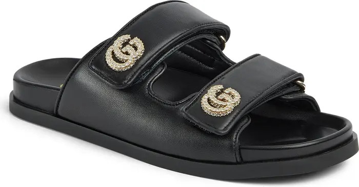 Gucci Pavé GG Logo Slide Sandal (Women) | Nordstrom | Nordstrom