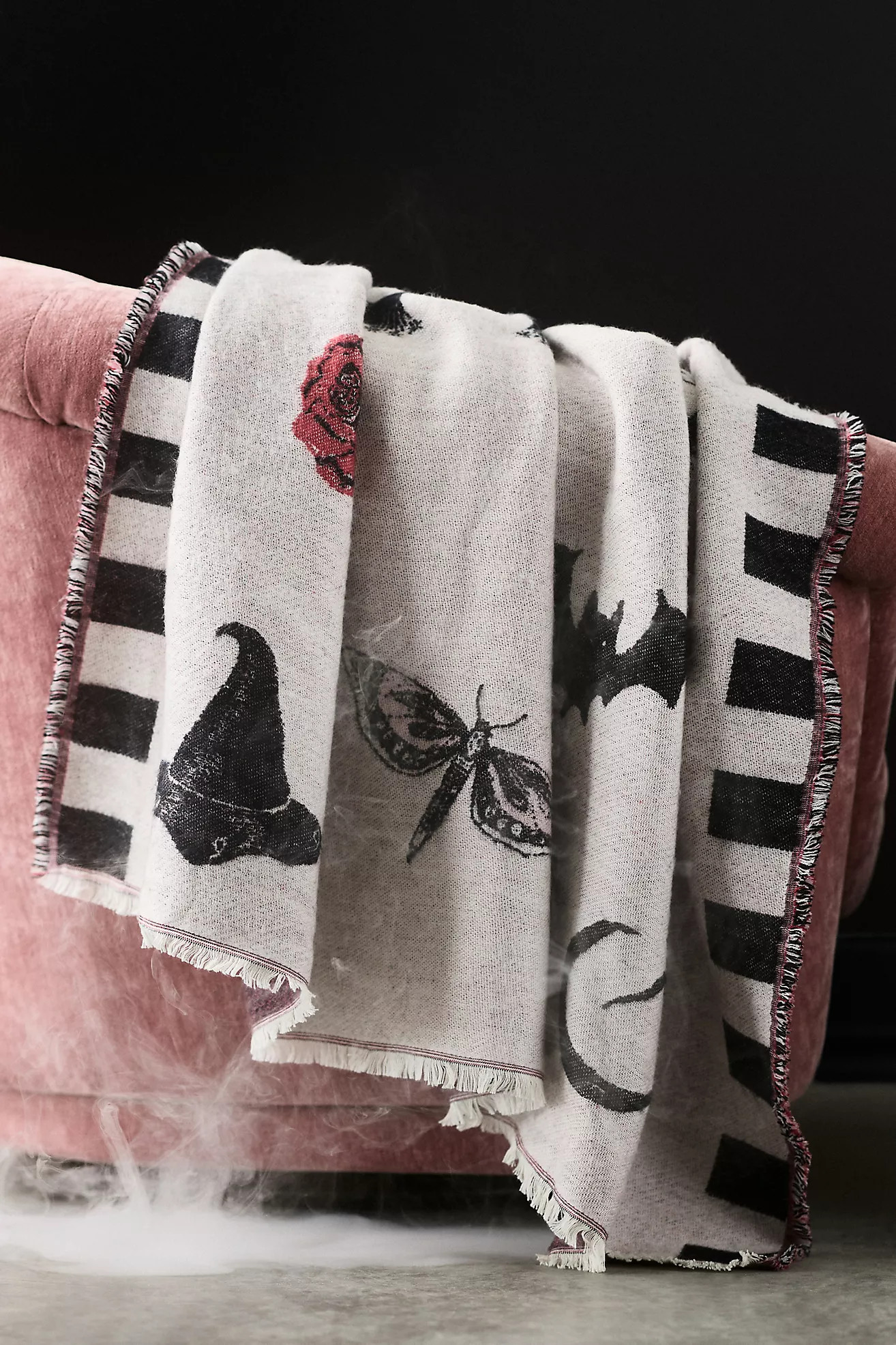 Woven Jacquard Patterned Throw Blanket | Anthropologie (US)