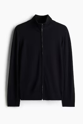 Slip-Fit Cardigan with Zipper | H&M (US + CA)