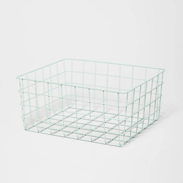 13" Rectangular Wire Decorative Basket - Brightroom™ | Target