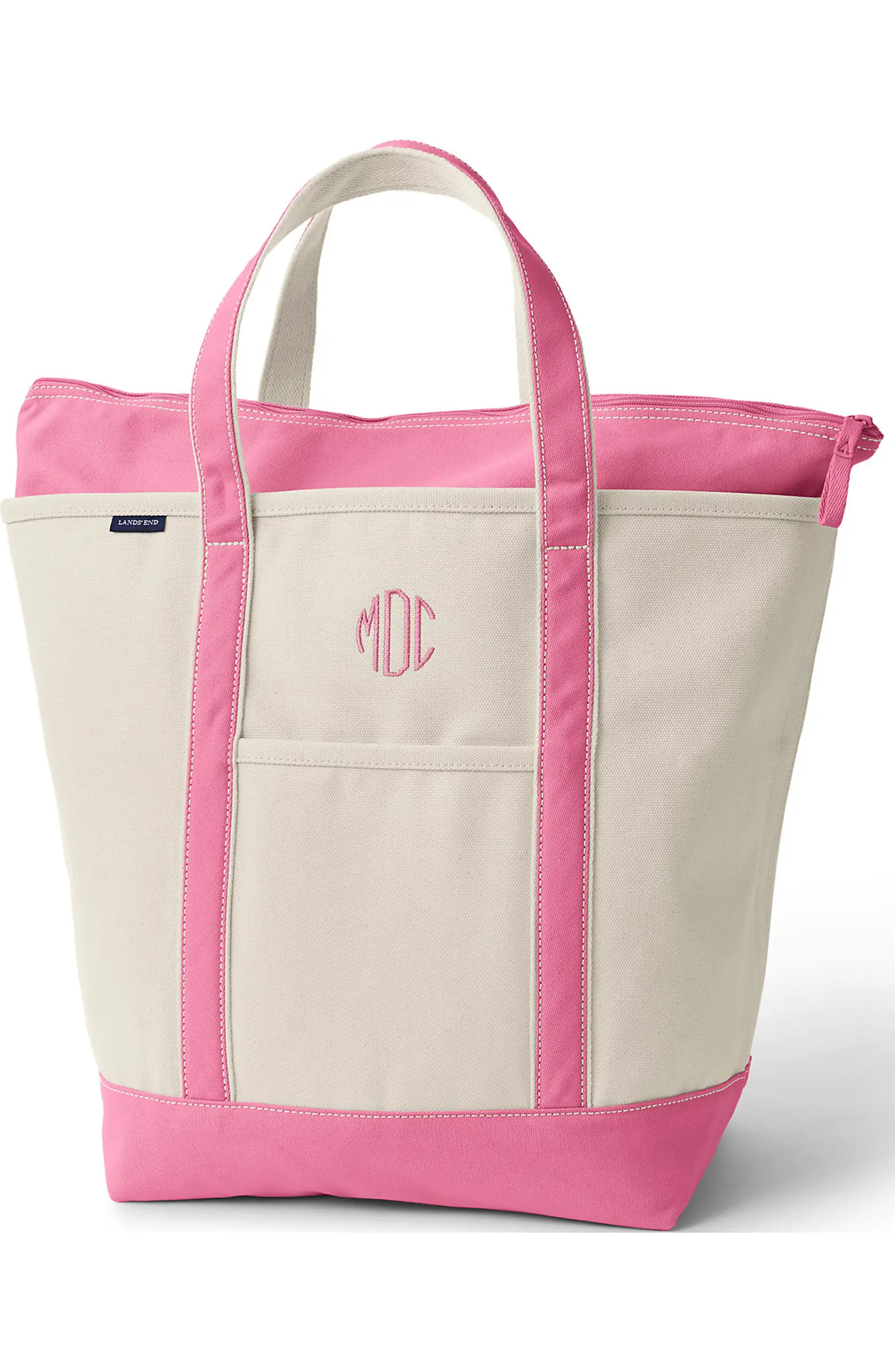 Zip Top Canvas Tote Bag | Nordstrom