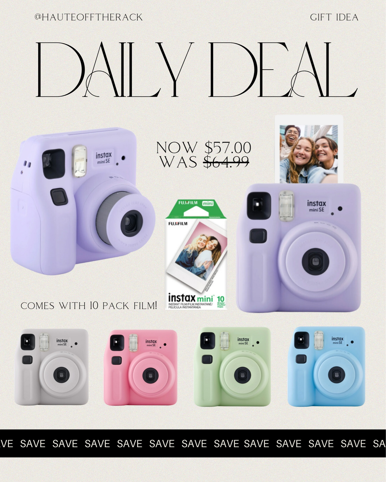 The perfect gift for her found at Walmart and marked down to $57!

#camera #giftguideforher #giftsforher #walmartfinds #dailydeal #instaxcamera 

#LTKFindsUnder100 #LTKSaleAlert #LTKGiftGuide