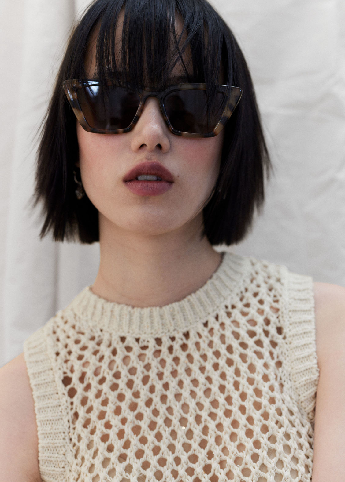 Angular Cat Eye Sunglasses - Black | & Other Stories US