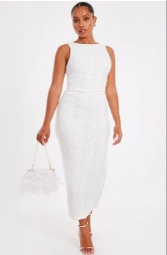 Petite white jacquard midi dress.Petite fashion. Petite style and outfits. For more petite tips and finds glambutfirstcoffee.com

#LTKPetite #LTKMidsize #LTKWedding