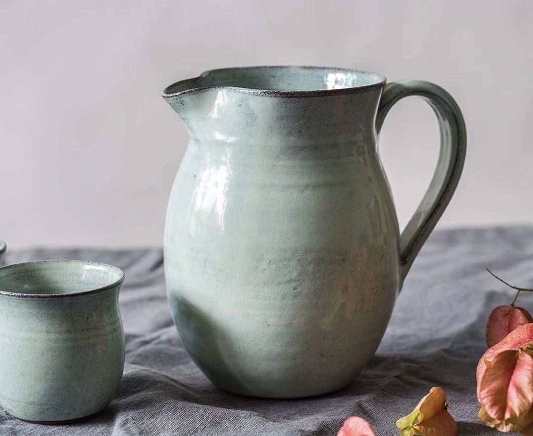 Big ceramic light blue pitcher, Big pottery jug, Big ceramic vase, Pottery light blue vase, House... | Etsy (AU)