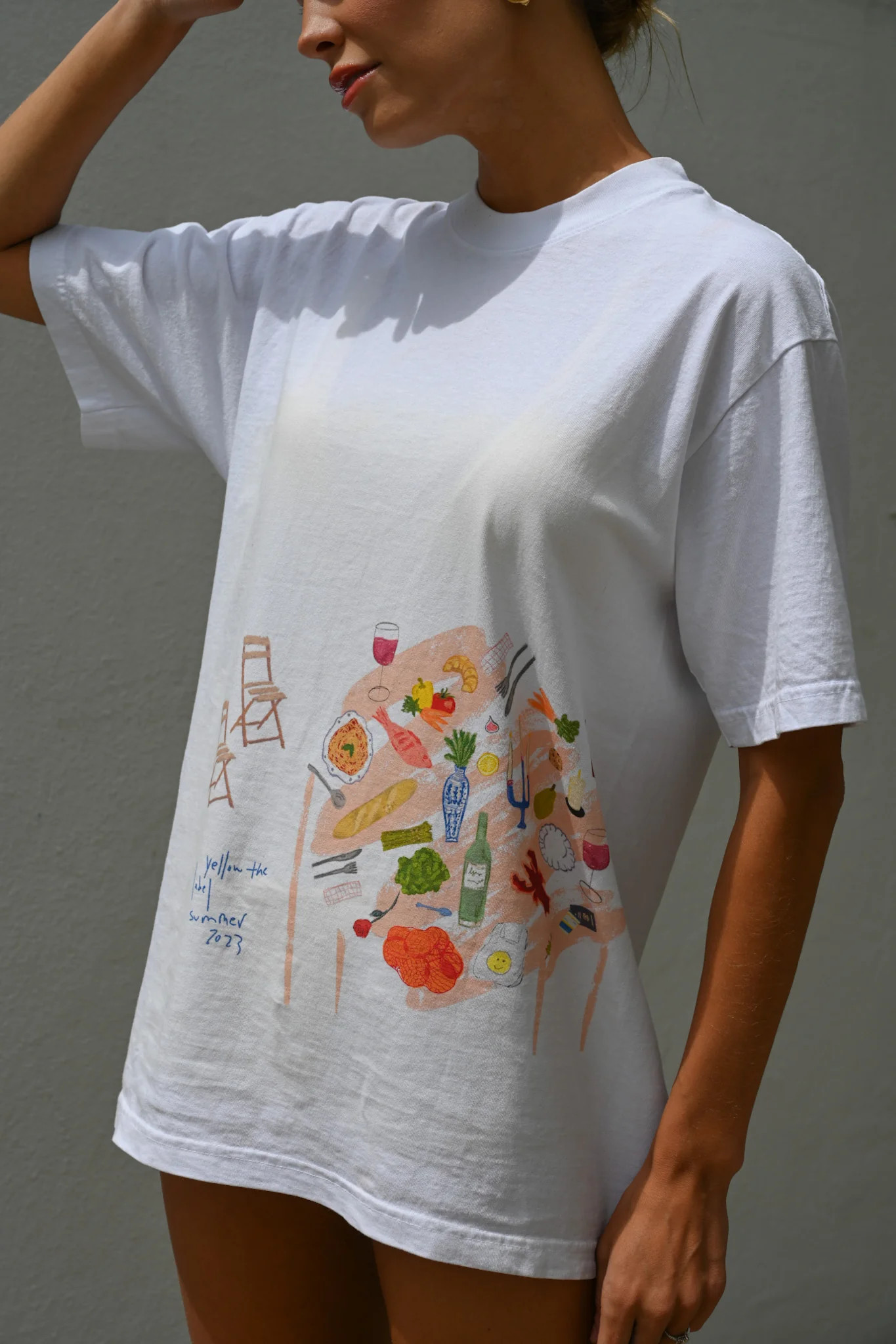 Tablescape Tee | Yellow The Label